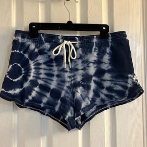 Z Supply Blue Tie-Dye Shorts Sz. Medium Excellent Condition